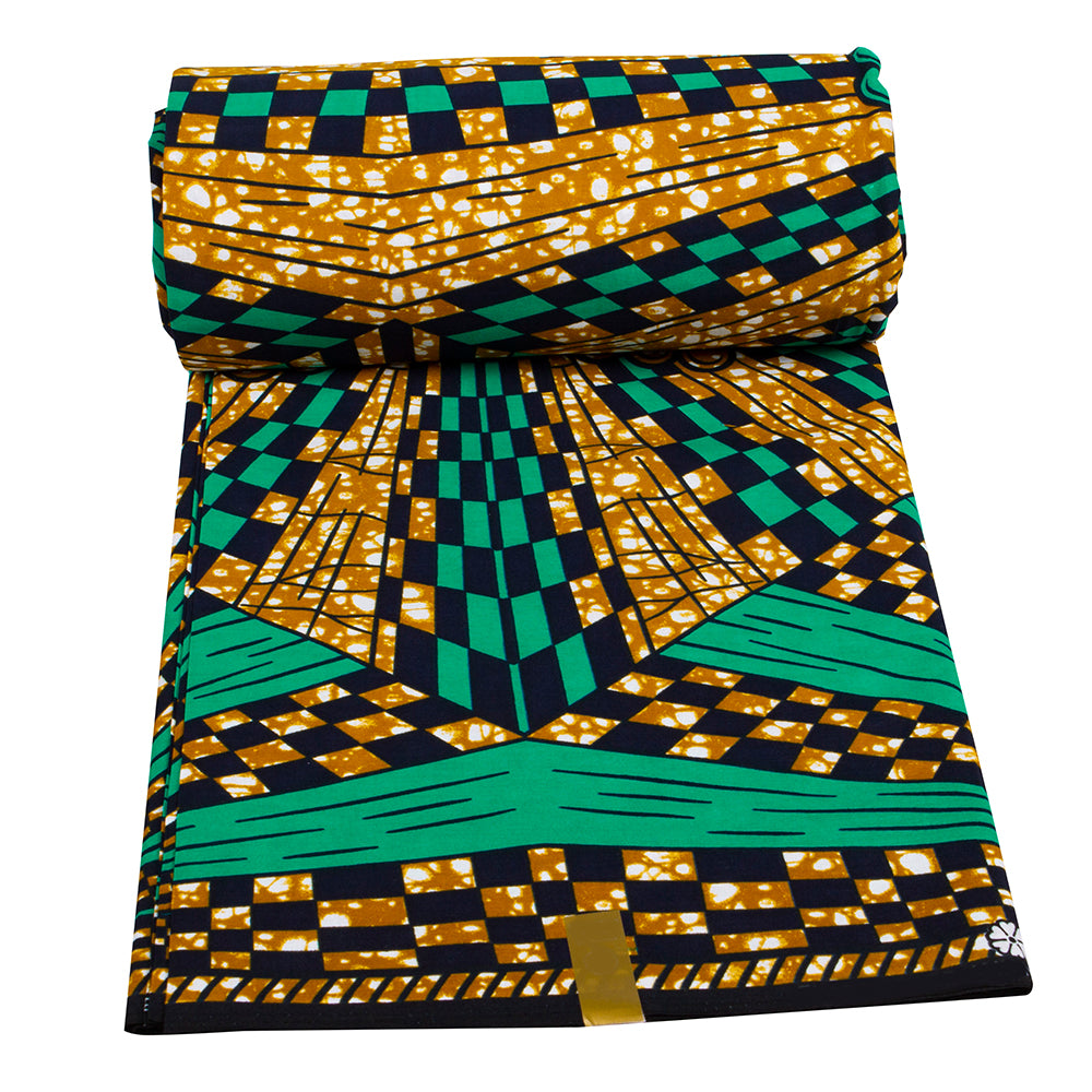 6 Yards Cotton African Fabric 24FS1496