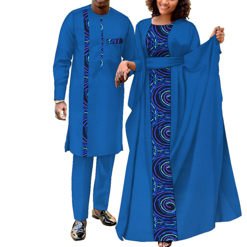 Couples Clothes Men Set and Women Dress WYQ909